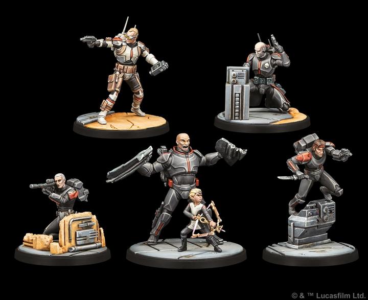 Produktbild Atomic Mass Games AMGD1024 - Star Wars: Shatterpoint - Clone Force 99 Squad Pack (Squad-Pack Kloneinheit 99