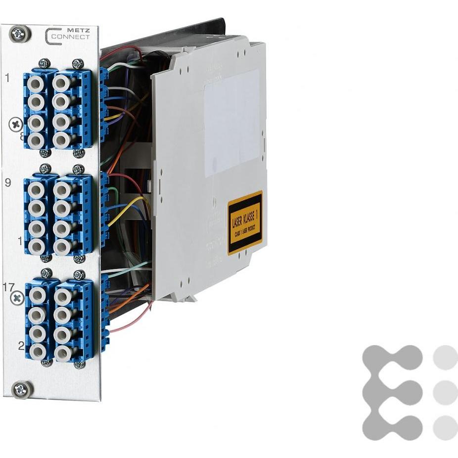 Metz Connect 1528S971061E OpDAT CM 6xLC-Q Keramik blau Pigtails OS2 eingelegt u.abgesetzt, Server Zubehör, Blau