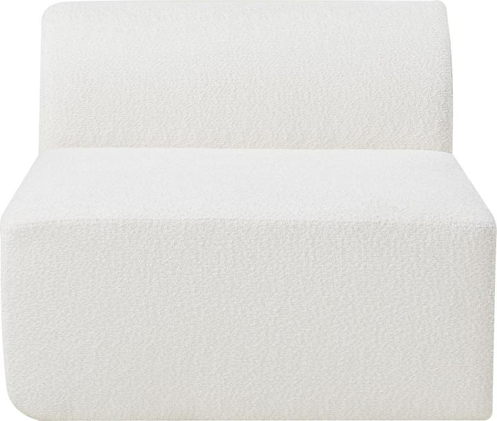 Produktbild En.Casa Sofa-Modul Hurvas Mittelelement Bouclé Cremeweiss