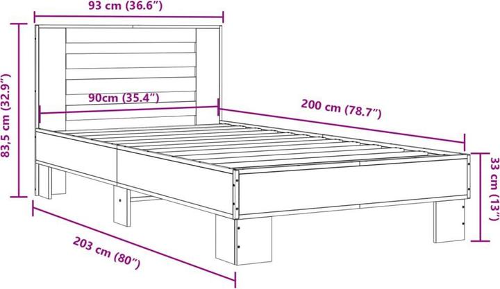 Produktbild vidaXL Karim (90 x 200 cm)