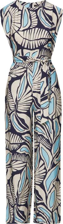 Produktbild Comma Overall Gemusterter Overall mit Bindegürtel und Faltendetails (38)