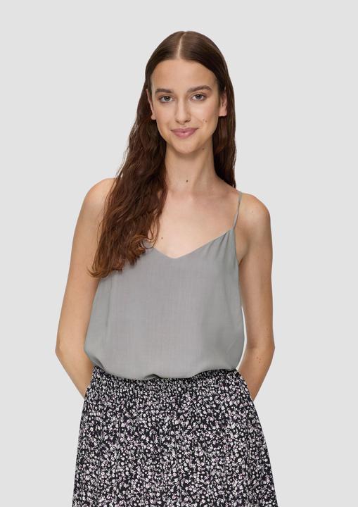Produktbild s.Oliver Bluse aus Satin mit V-Neck (36)