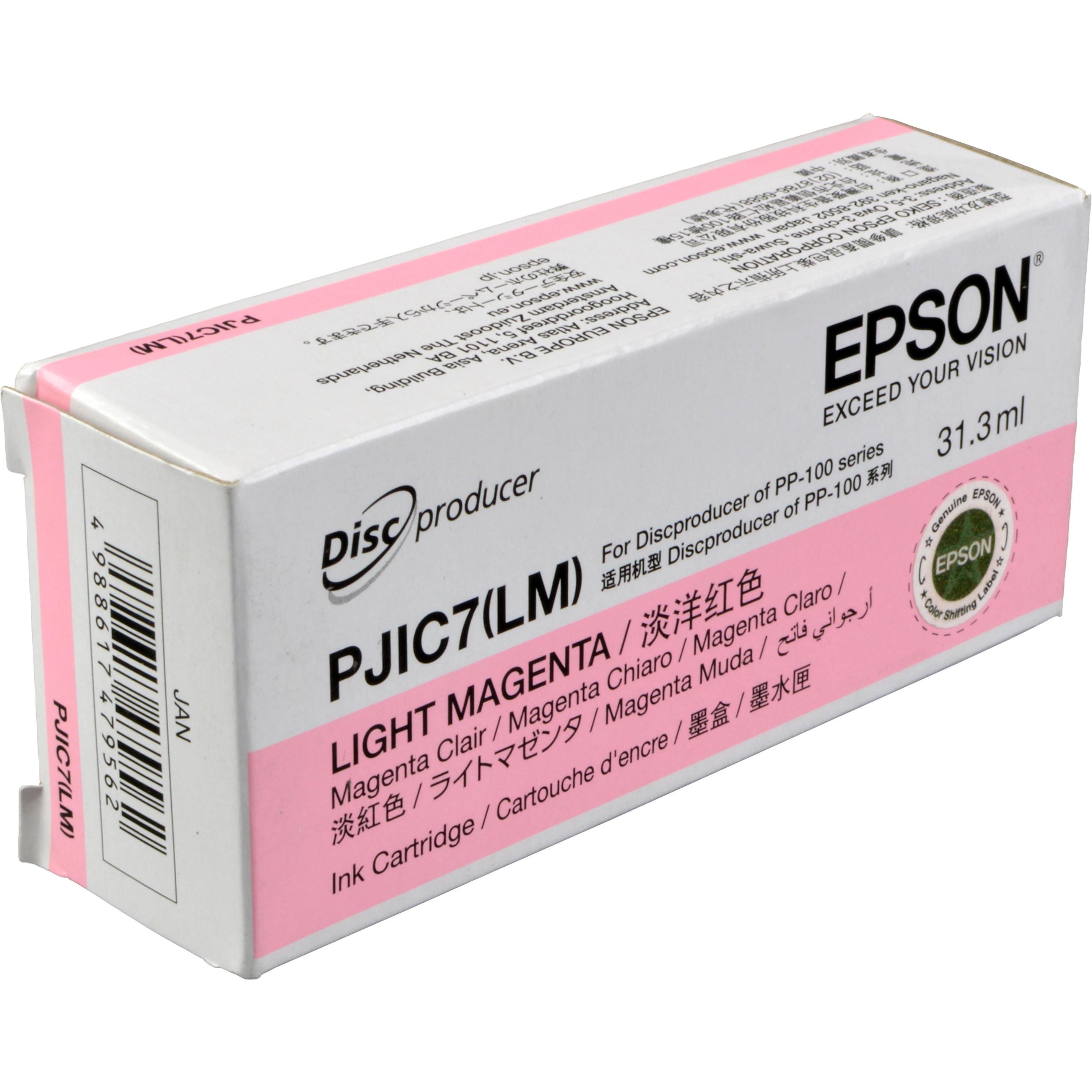 Epson, Druckerpatrone, Ink/PJIC7 LM Light MG (M)