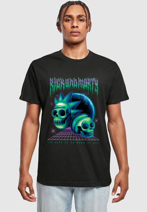 Actual product image Merchcode Rick & Morty Skull Tee - 199063 (M)