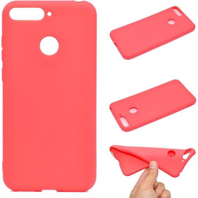 Thumbnail - MU Classic Softcase TPU Series (Huawei Honor 7a), Smartphone Hülle, Rot
