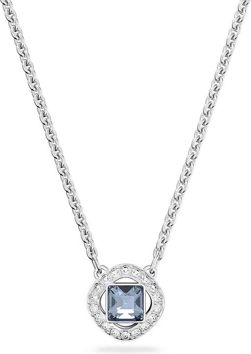 Swarovski Angelic Halskette Kissenschliff Blau (Swarovski Kristall, 38 - 43 cm)