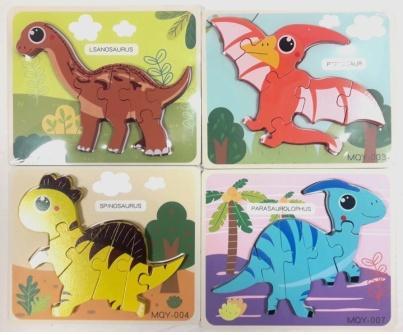 Robotime Dinosaurier-Puzzle aus Holz