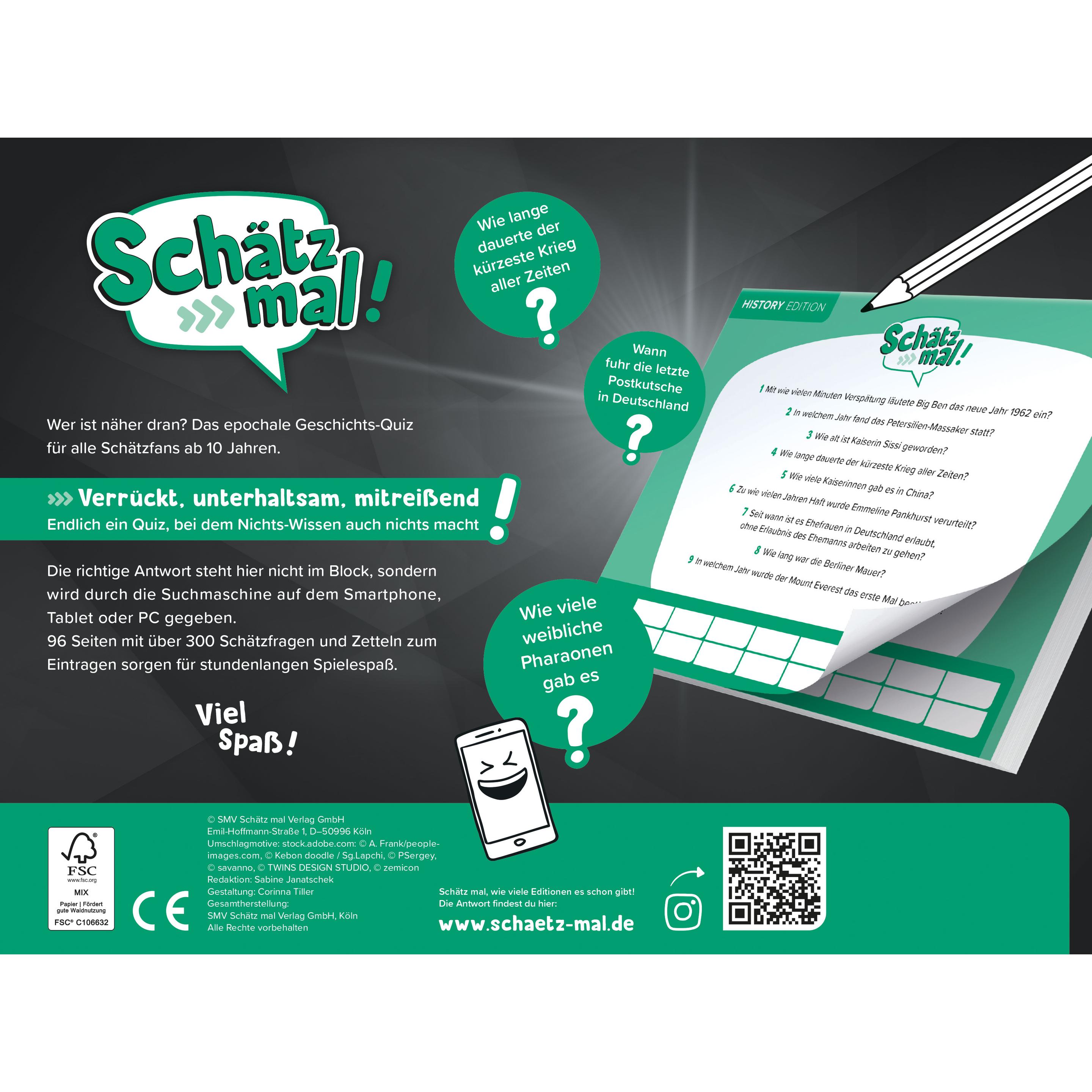Thumbnail - SMV, Rätselspiele, Schätz mal! History Edition