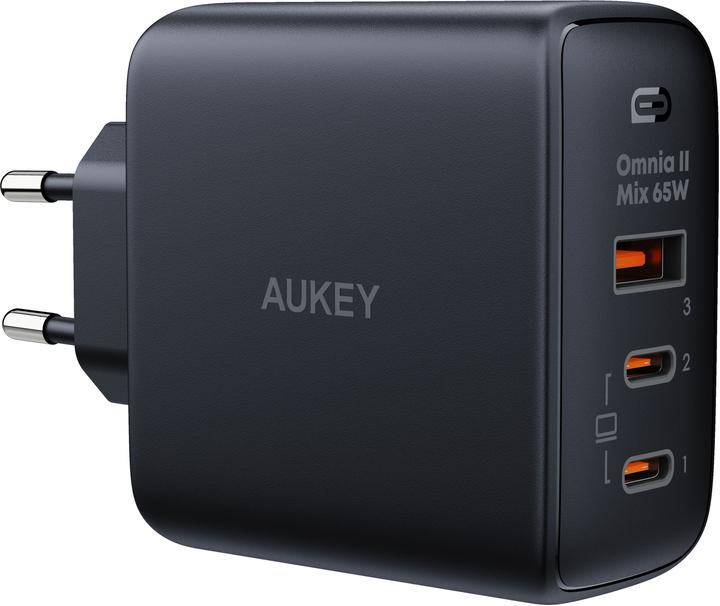 Image du produit Aukey OmniaMix II (65 W, 3 ports)