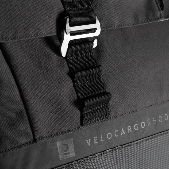 Actual product image Decathlon Doppel-Fahrradtasche Longtail (Luggage carrier bag)