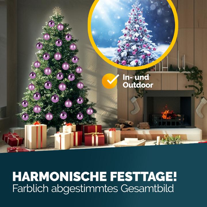 Image du produit Deuba Boules pour arbre de Noël, or, 54 pièces (54 -pièce)
