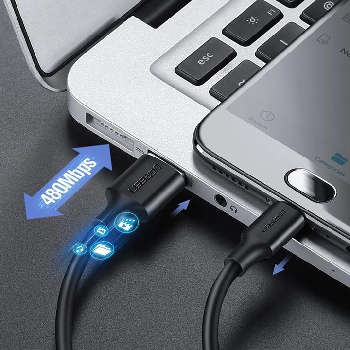 Produktbild Ugreen USB A – USB micro B (0.25 m, USB 3.0)