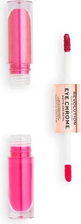 Immagine prodotto Makeup Revolution Eye Chrome Mat per ombretto a doppia faccia e desiderio di cromo 1pc