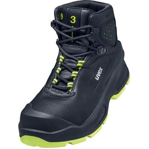 Uvex Safety, Sicherheitsschuhe, 3 Stiefel S3 68721 schwarz, gelb Weite 10 GrÃ¶ÃŸe 37 (S3, 37)