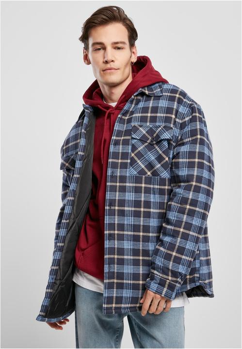 Produktbild Urban Classics Plaid Quilted Shirt Jacket (L)