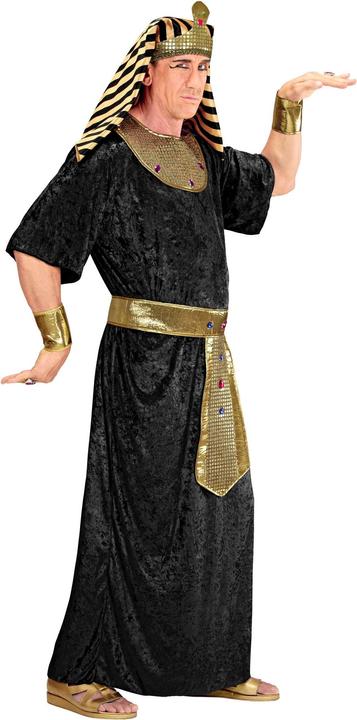 Produktbild Widmann Antikes Pharao Kostüm Tutanchamun mit Tunika, Kragen & Gürtel, Armbänder, Kopfbedeckung (XL)