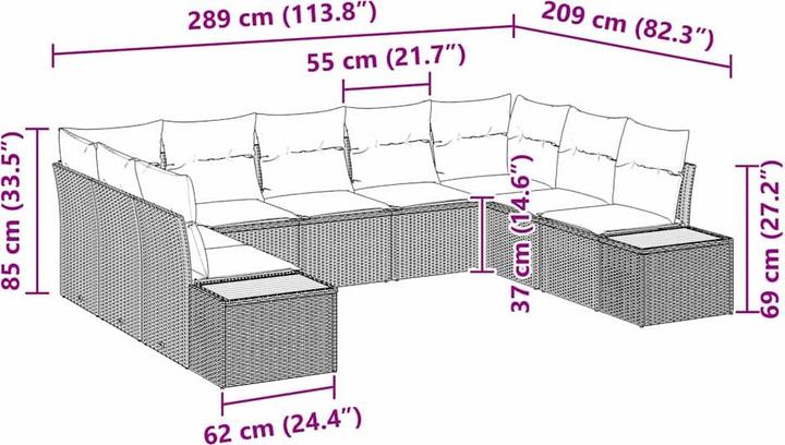 Produktbild vidaXL Kinslee