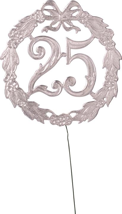 Produktbild Demmler Zahl ”25” silber (1 x)