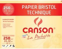 Produktbild Canson Zeichenpapier Bristol, 240 x 320 mm, 250 g/qm (240 x 320 mm)