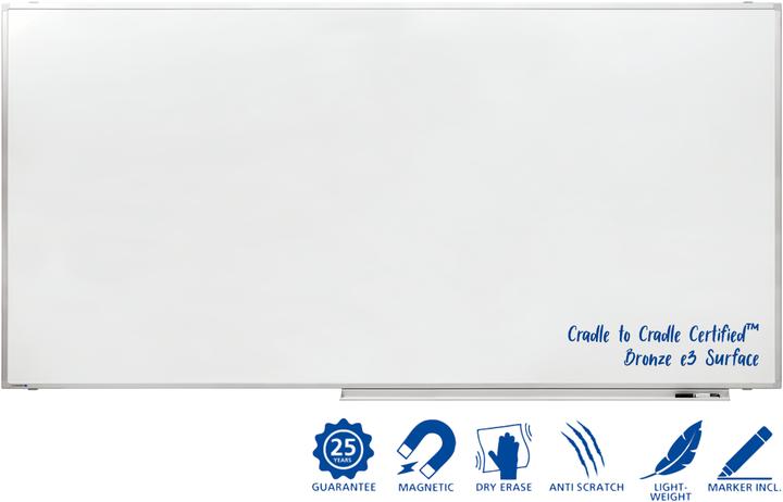 Actual product image Legamaster LEGAMASTE Whiteboard Professional 7-100077 120×300cm (300 x 120 cm)