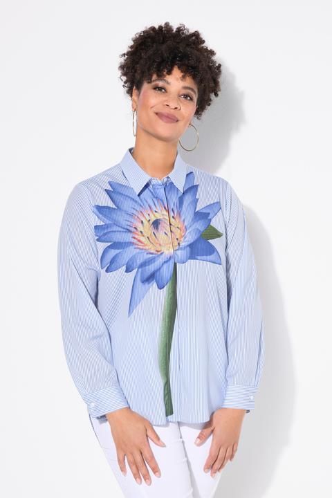Actual product image Miamoda Bluse, Loose Fit, Streifen, Blüten-Motviv (52)