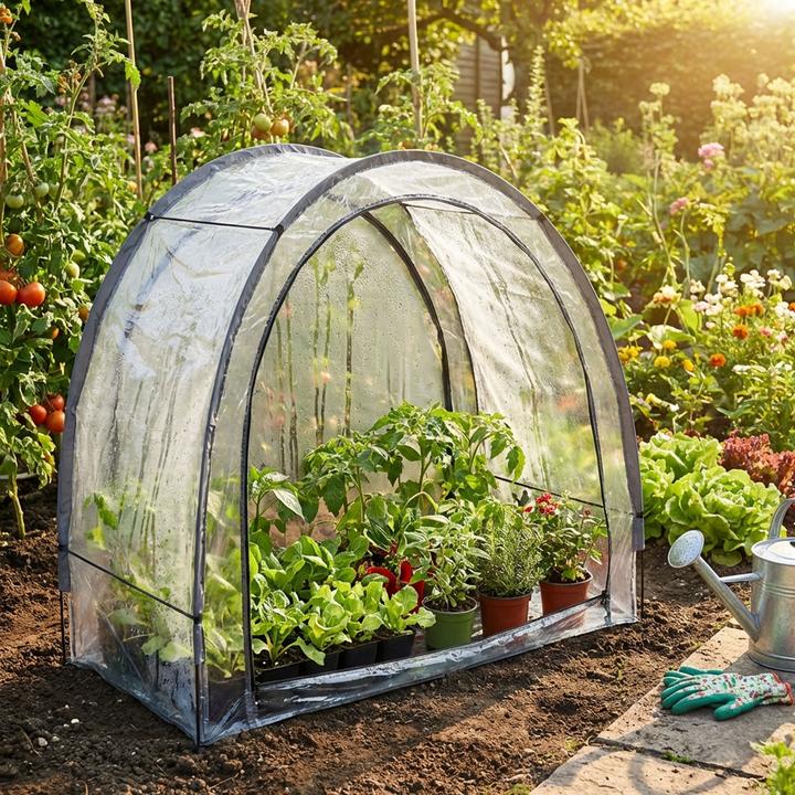 Produktbild Ideoon Foliengewächshaus und Überwinterungszelt, 175 x 186 x 84 cm