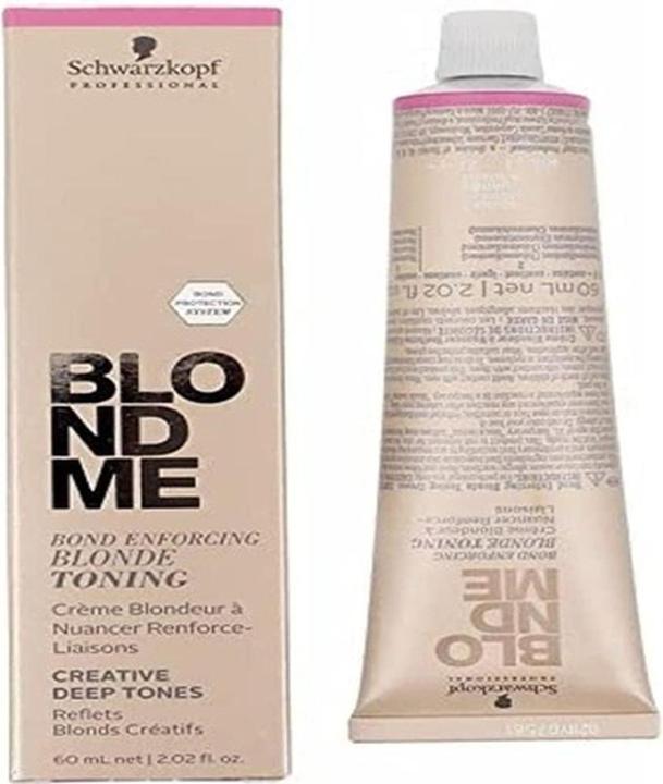 Produktbild Schwarzkopf BLONDME blonde toning #nougat 60 ml