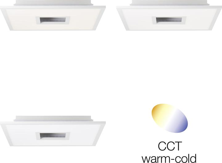 Immagine prodotto Brilliant Pannello LED a montaggio superficiale, 45 x 45 cm, 2400 lm, dimmerabile, 2700-6500 K, CCT, RGB (2400 lm)