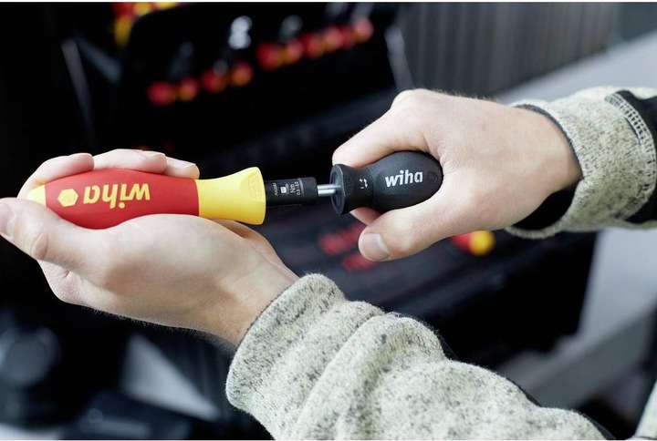 Actual product image Wiha VDE Torque screwdriver (Pozidriv cross recess (PZ), Phillipps cross recess (PH), Port)