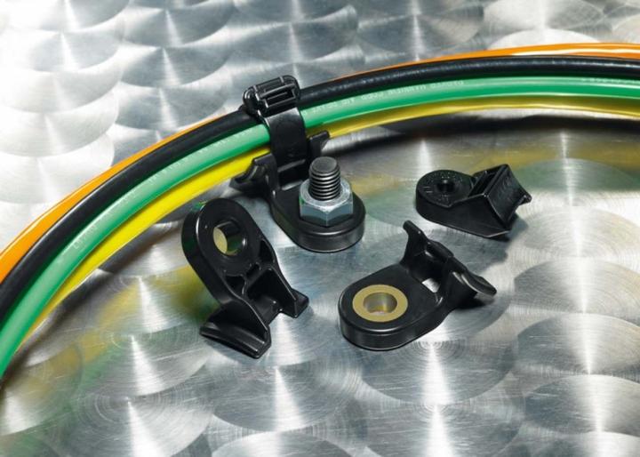 Actual product image HellermannTyton Hellermann HDM25-PA66HIR-BK 100 Holder151-00437 (36.30 mm, 1 pcs.)