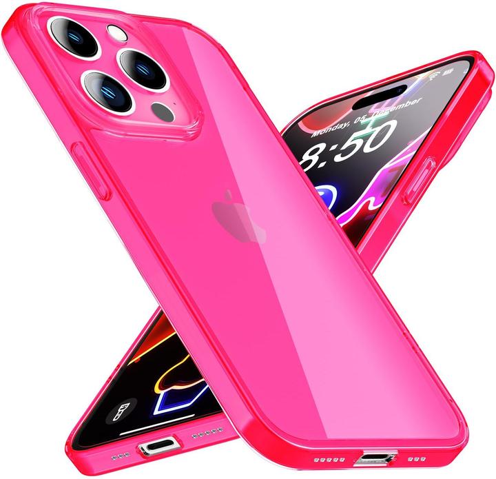 Immagine prodotto Nalia Copertura in silicone trasparente al neon (Apple iPhone 14 Pro)