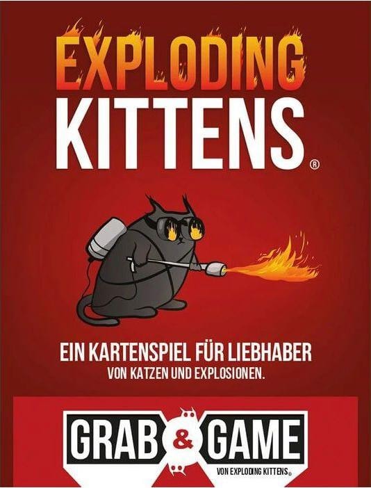 Exploding Kittens EXKD0045 - : Grab & Game (German)