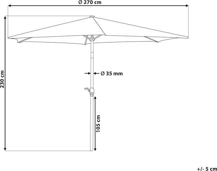 Produktbild Beliani Varese (2.70 m)