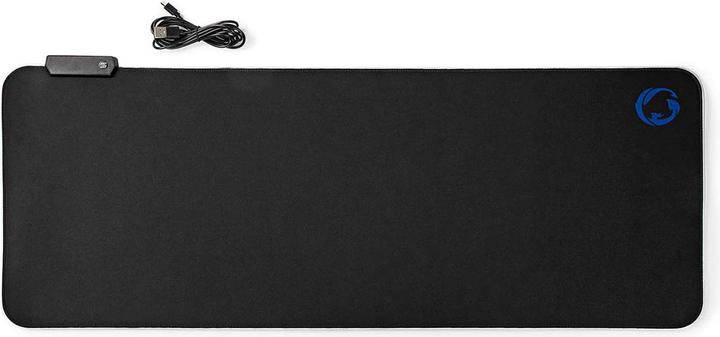 Immagine prodotto Nedis Tappetino per mouse da gioco | Gomma / Microfibra | Nero (XXL)