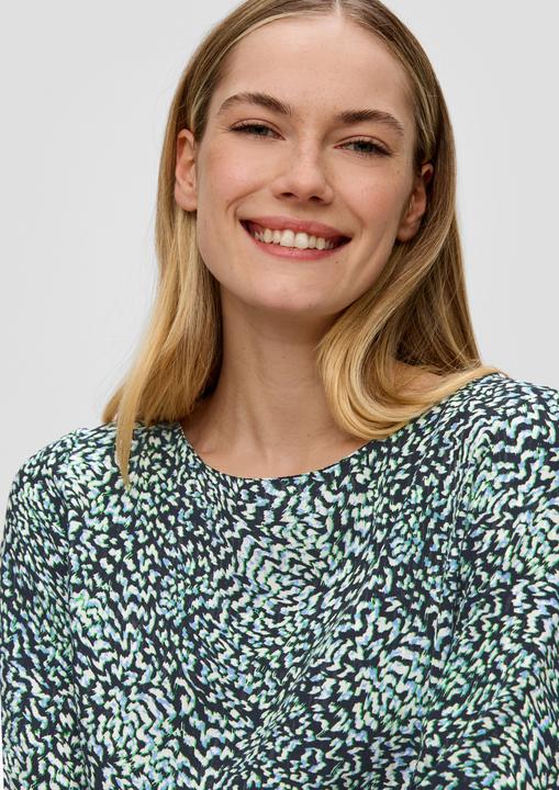 Image du produit s.Oliver Bluse Bluse mit seitlich geschlitztem Saum (46)