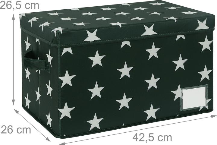 Produktbild Relaxdays Weihnachtskugel Aufbewahrungsbox (42.50 cm, 1x)