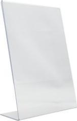 Actual product image Securit Acrylic table stand, DIN A8, oblique