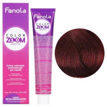 Immagine prodotto Fanola ColorZoom Crema colorante per capelli 100ml 4.5 Castano Mogano - 10 minuti (4,5 Marrone mogano)