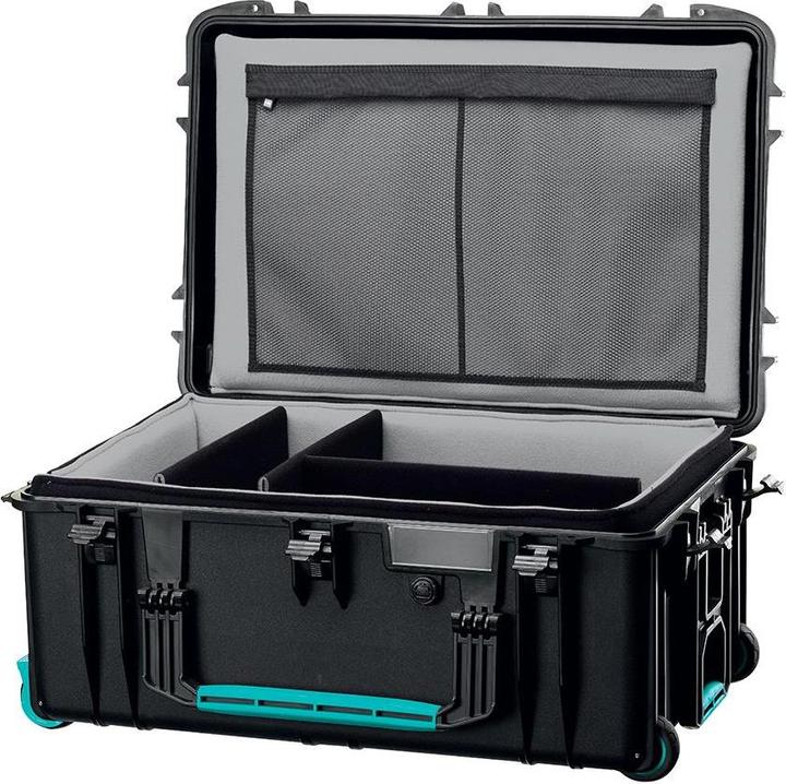 Immagine prodotto HPRC 2760W Valigia, arrotolabile, nero/blu con divisorio softdeck (Custodia fotografica, 2760 l)