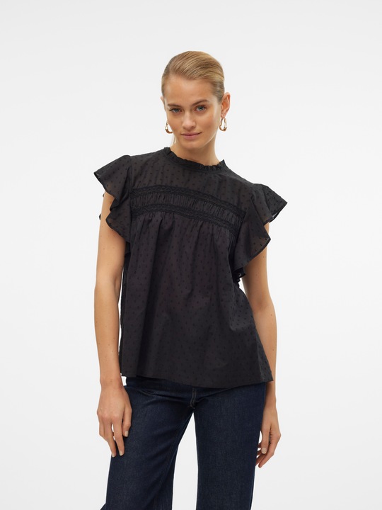 Image du produit Vero Moda Vmtrine Sl Lace Top Wvn Ga Noos (XS)