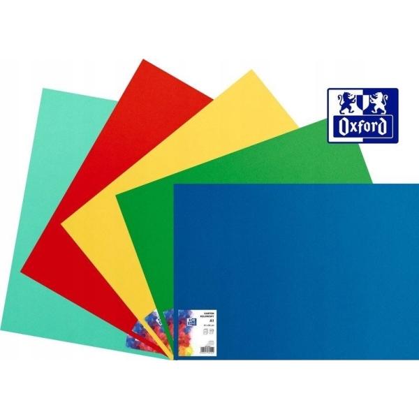 Oxford, Quaderni + Bloc notes, Cartone A1 160g jasnoszary (A1)