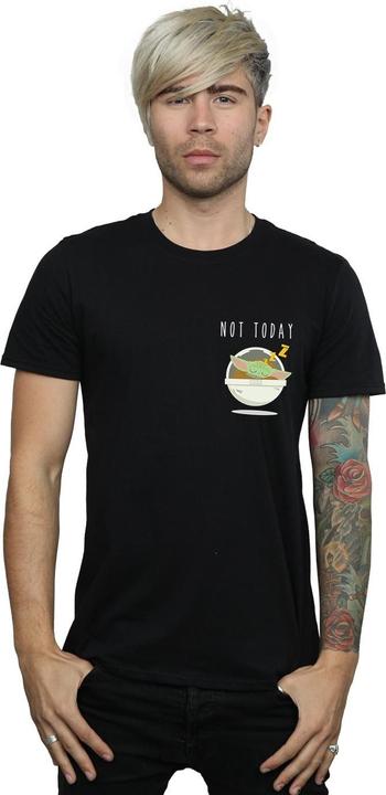 Actual product image Star Wars Mens The Mandalorian Not Today Faux Pocket T-Shirt (3XL)