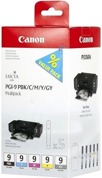 Productafbeelding Canon Pgi-9 (C, GY, M, PBK, Y)