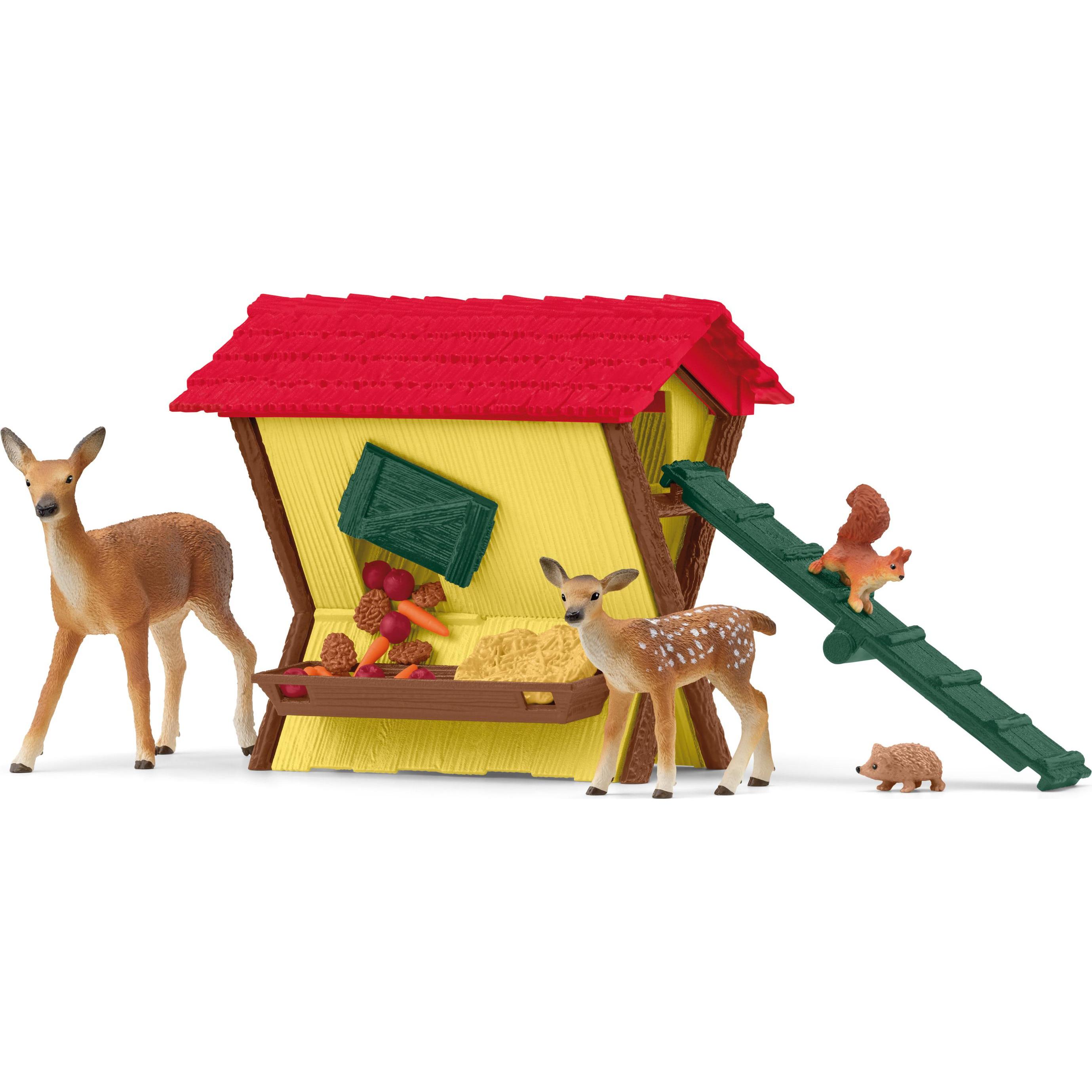 Schleich Fütterung der Waldtiere