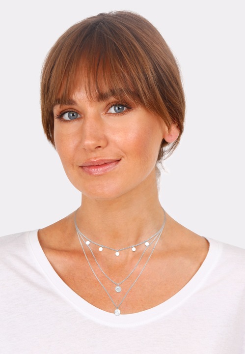 Produktbild Elli Choker Layer Kreis (925 Silber, 36 cm)