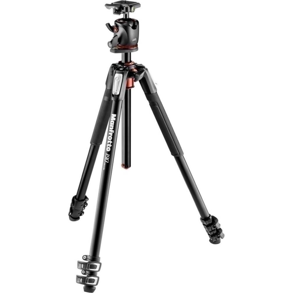 Manfrotto Mk190xpro3-Bhq2 Xpro (Metall), Stativ, Schwarz