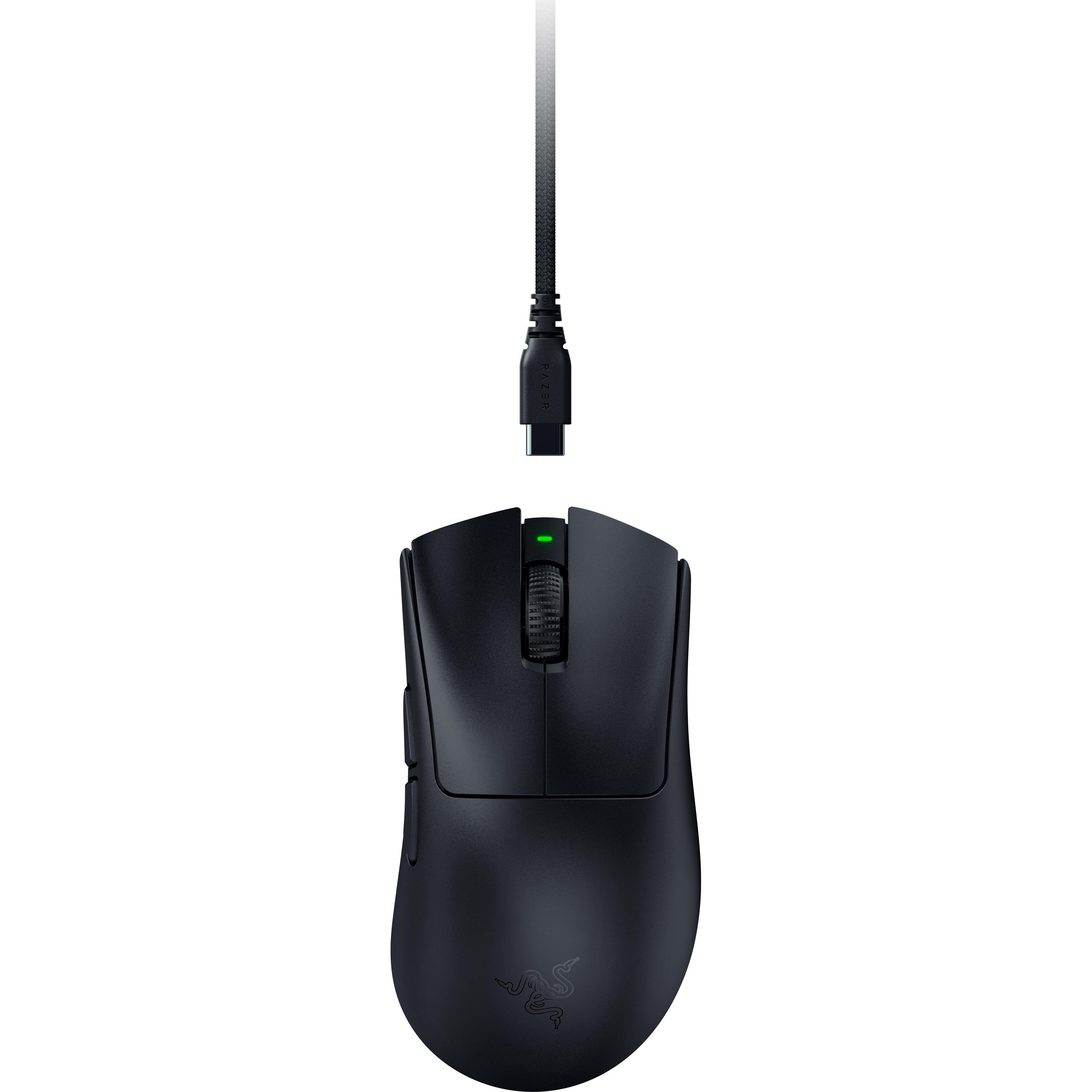 Razer Deathadder V4 Pro (Kabellos), Maus, Schwarz