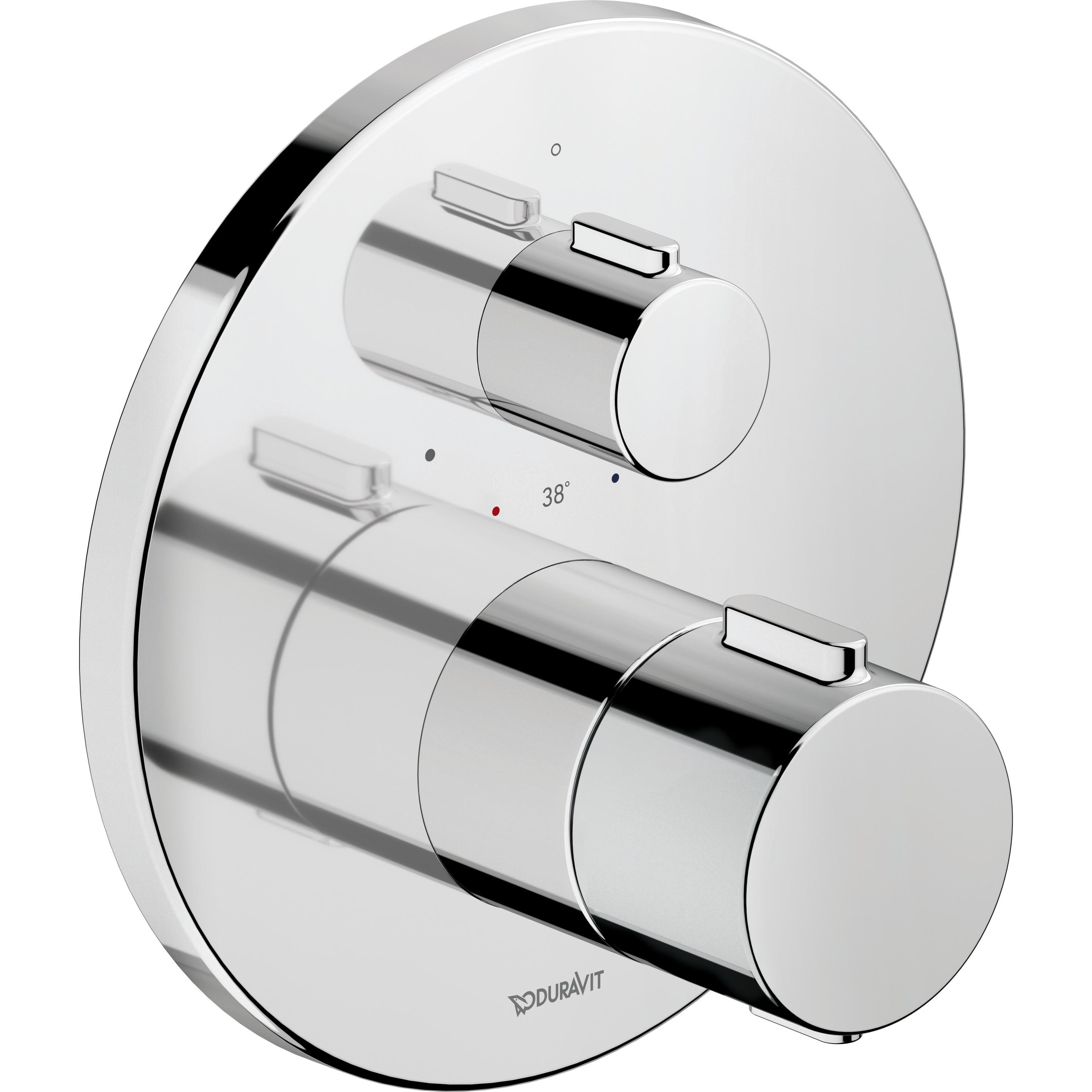 Duravit, Badarmatur, Thermostatarmatur, Thermostat Unterputz, 1 Verbraucher, Rund, TH42000160