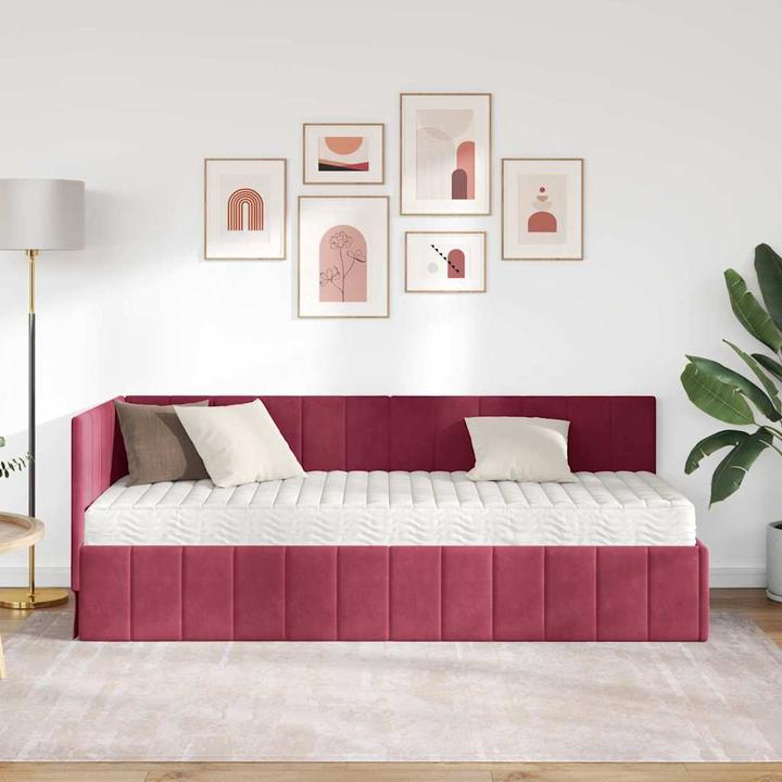Actual product image vidaXL Eckbettgestell (80 x 200 cm)