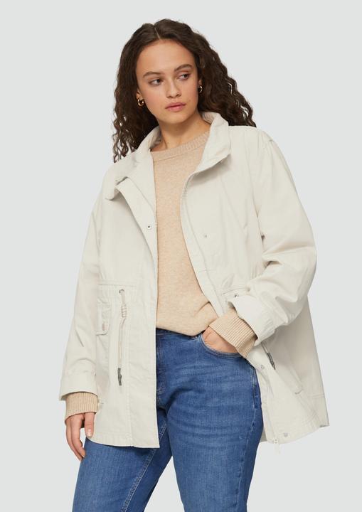Image du produit S.Oliver Outdoor-Jacke Baumwolljacke mit Tunnelzug in der Taille (46)